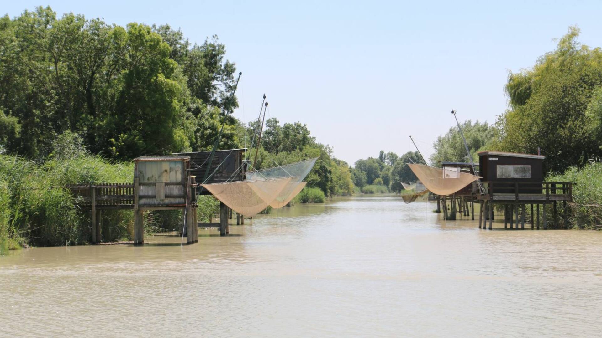 Carrelets sur la Charente 
