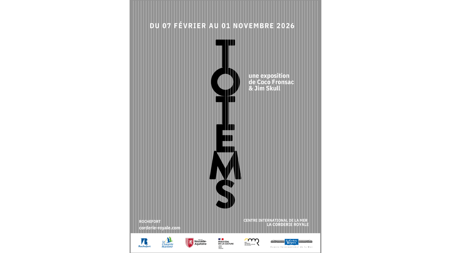Affiche exposition Totems 2026