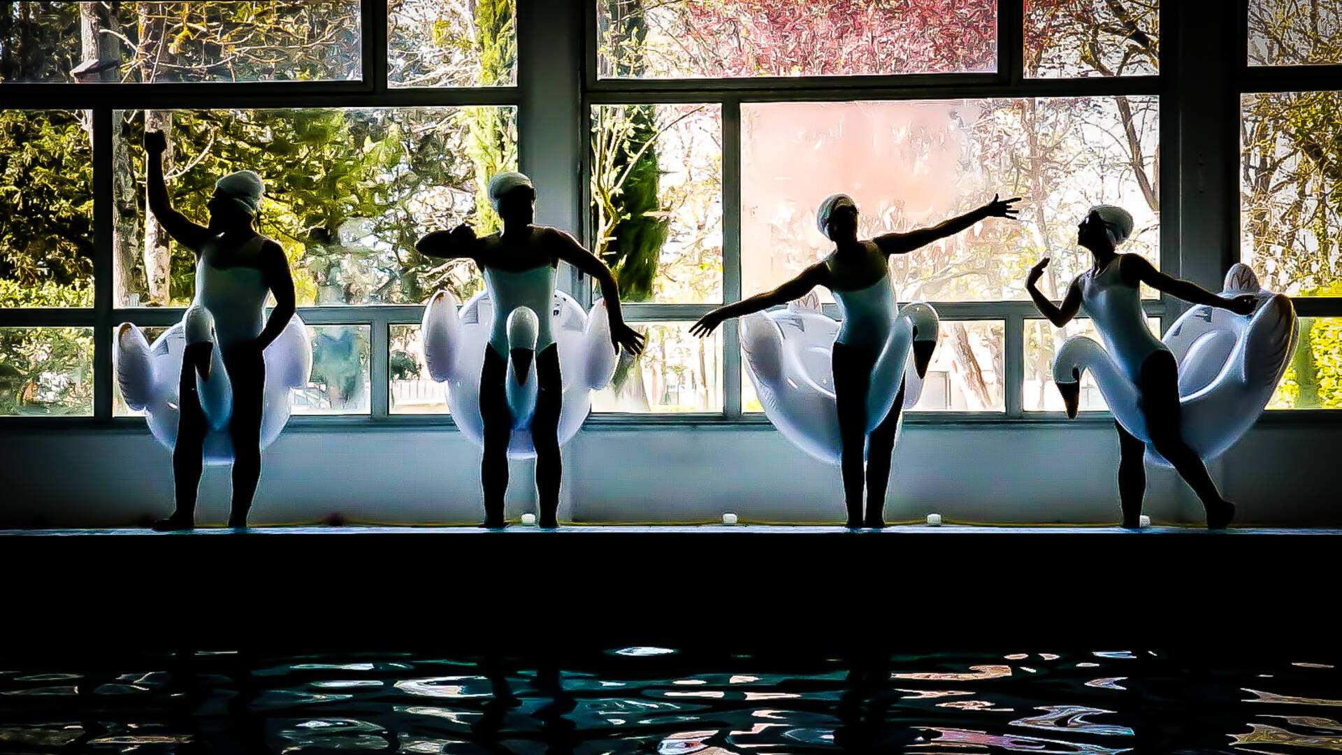 ballet clown aquatique © Claire Alfaya