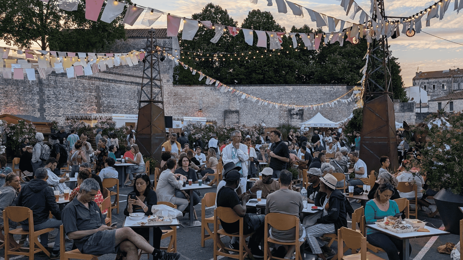 Village festival sœurs jumelles