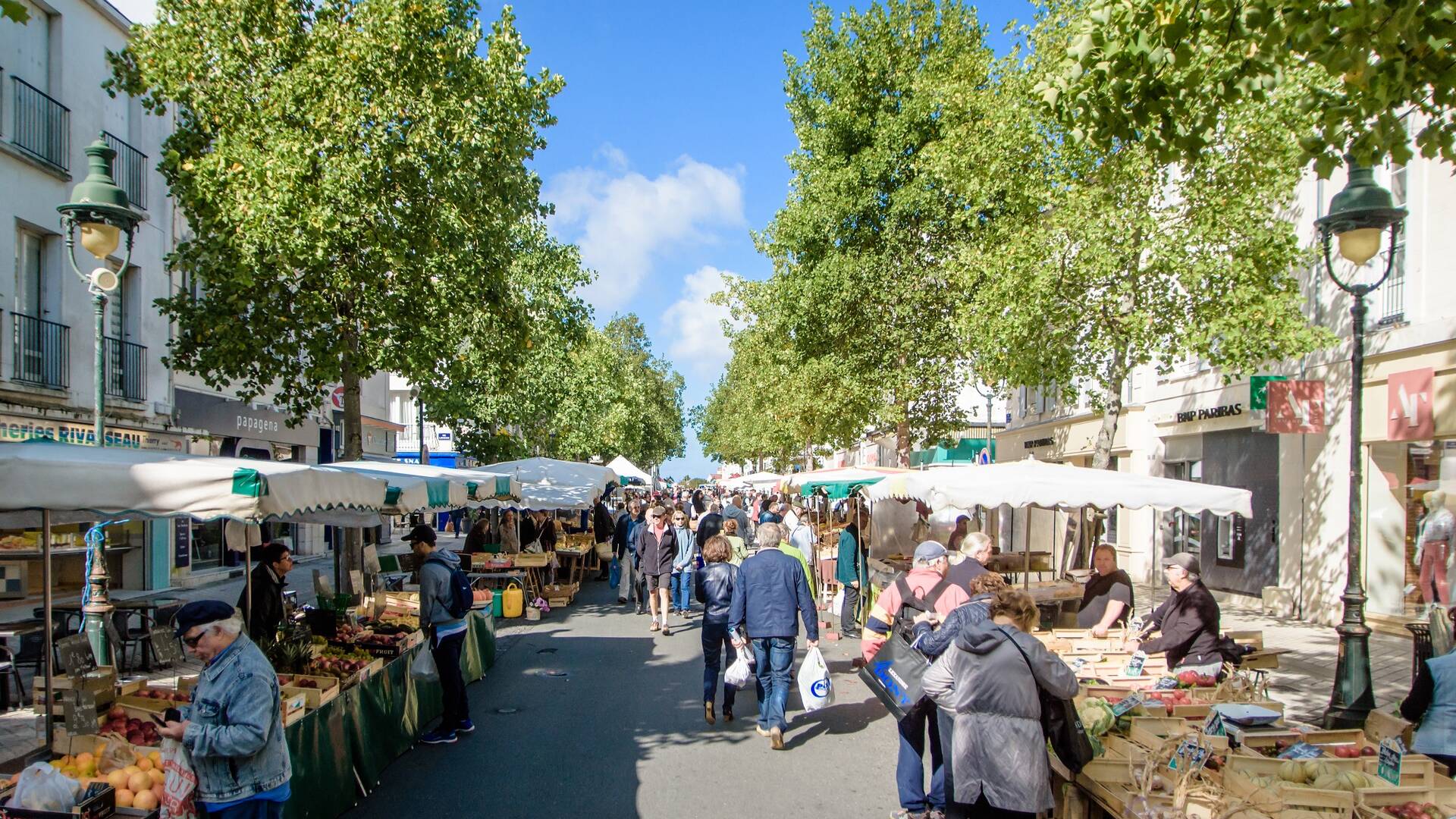 Le marché de Rochefort