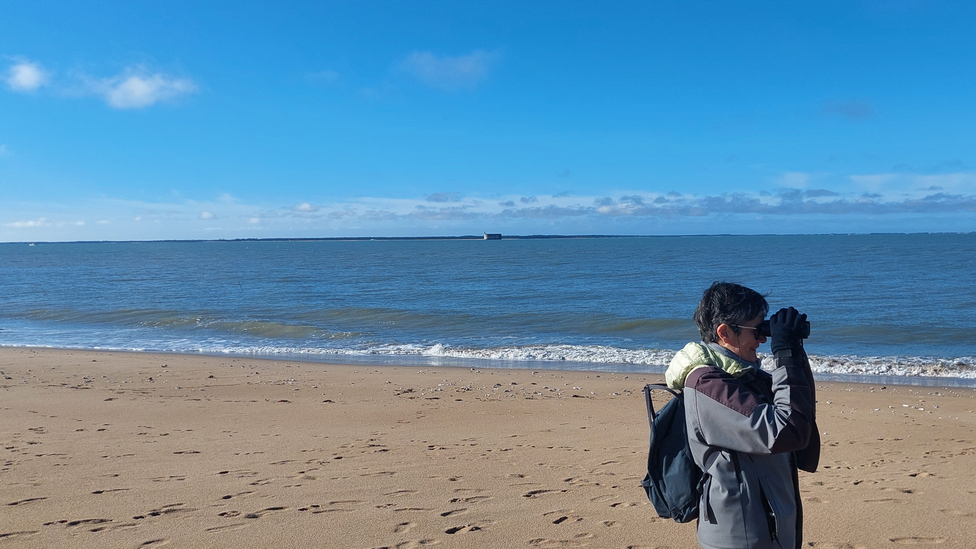 Ile d'Aix, observation des oiseaux © Cécile Cailhol 
