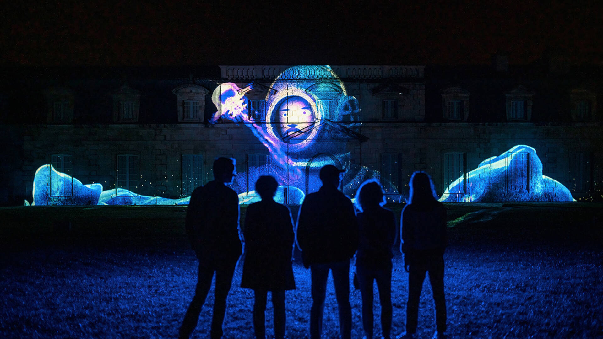 Mapping sur la Corderie Royale