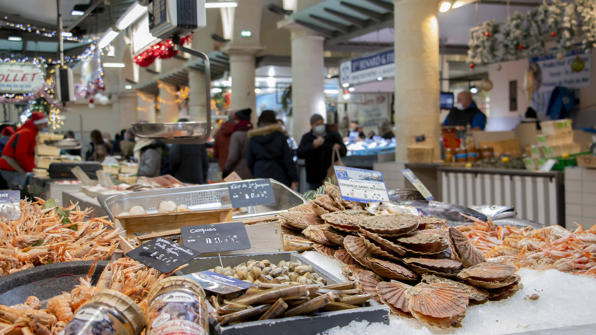Halles aux fruits de mer ©Charlène Félicité