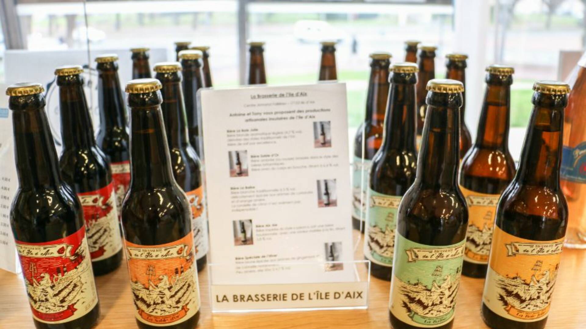 Les bières artisanales de l'île d'Aix ©S.Boutin