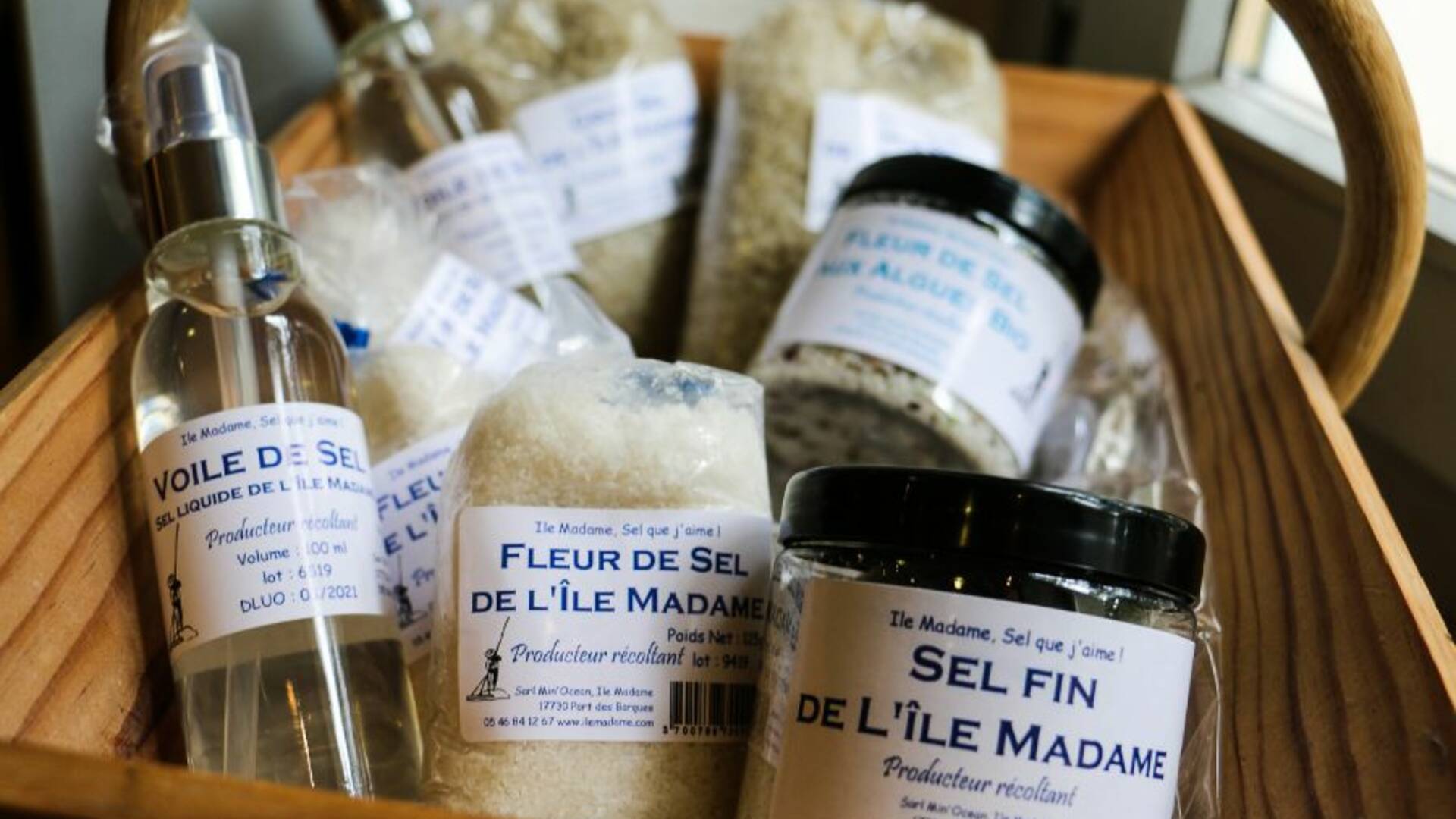 Les produits de la ferme aquacole de l'île Madame ©J.Paulet