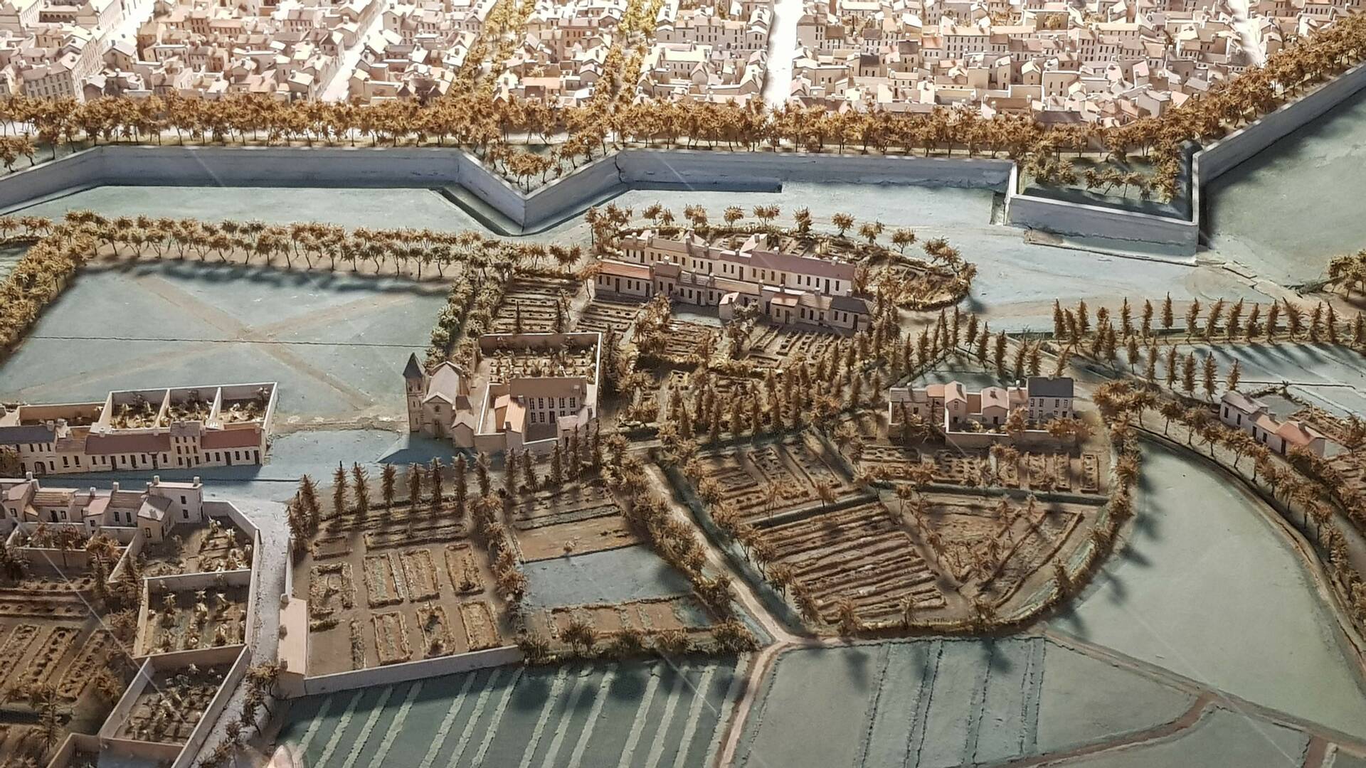 Le plan relief réalisé par Touboulic en 1835 est une pièce unique en France - © OT Rochefort Océan