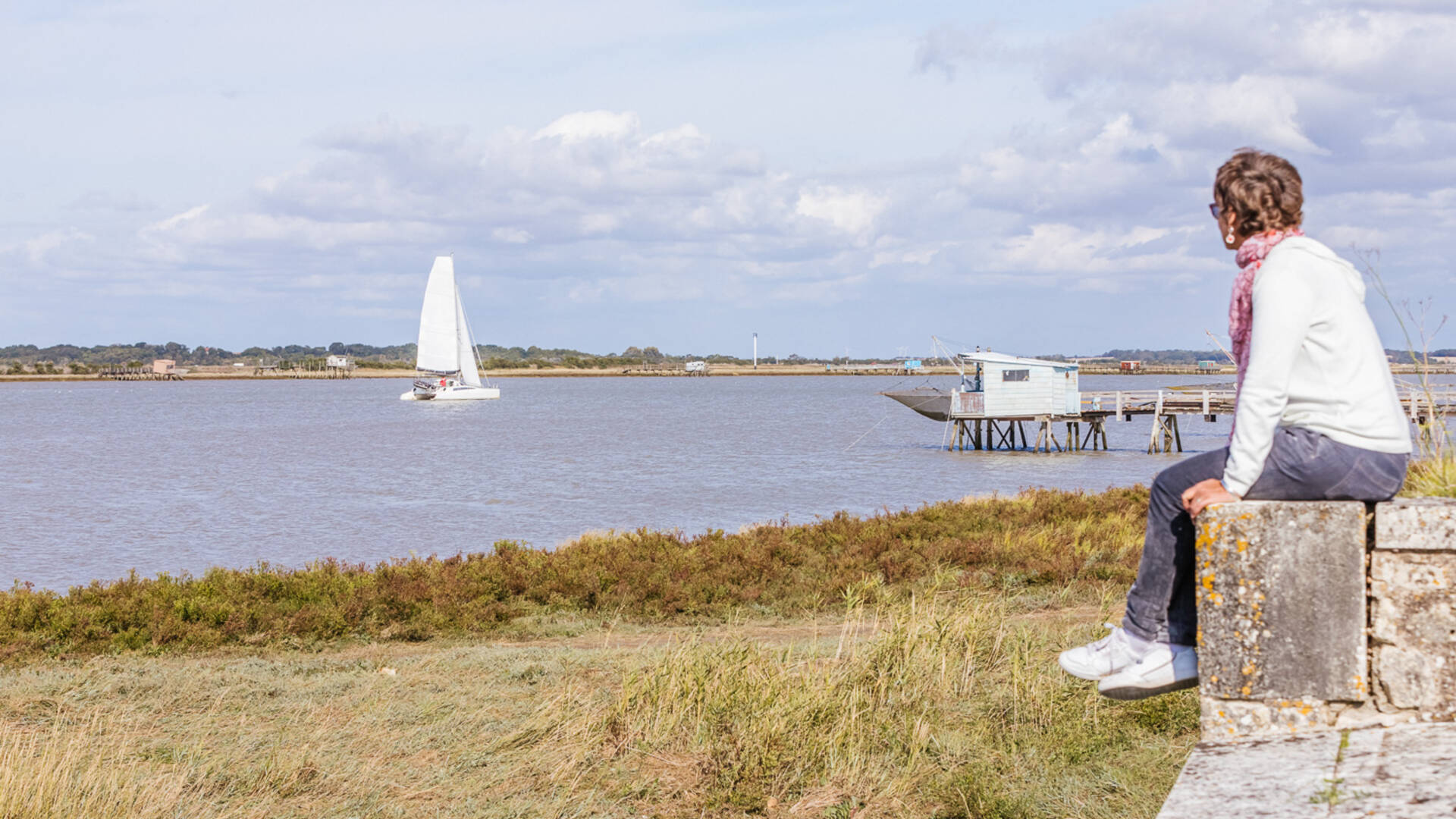 Estuaire de la Charente à côté du Fort Lupin © F. Makhlouf