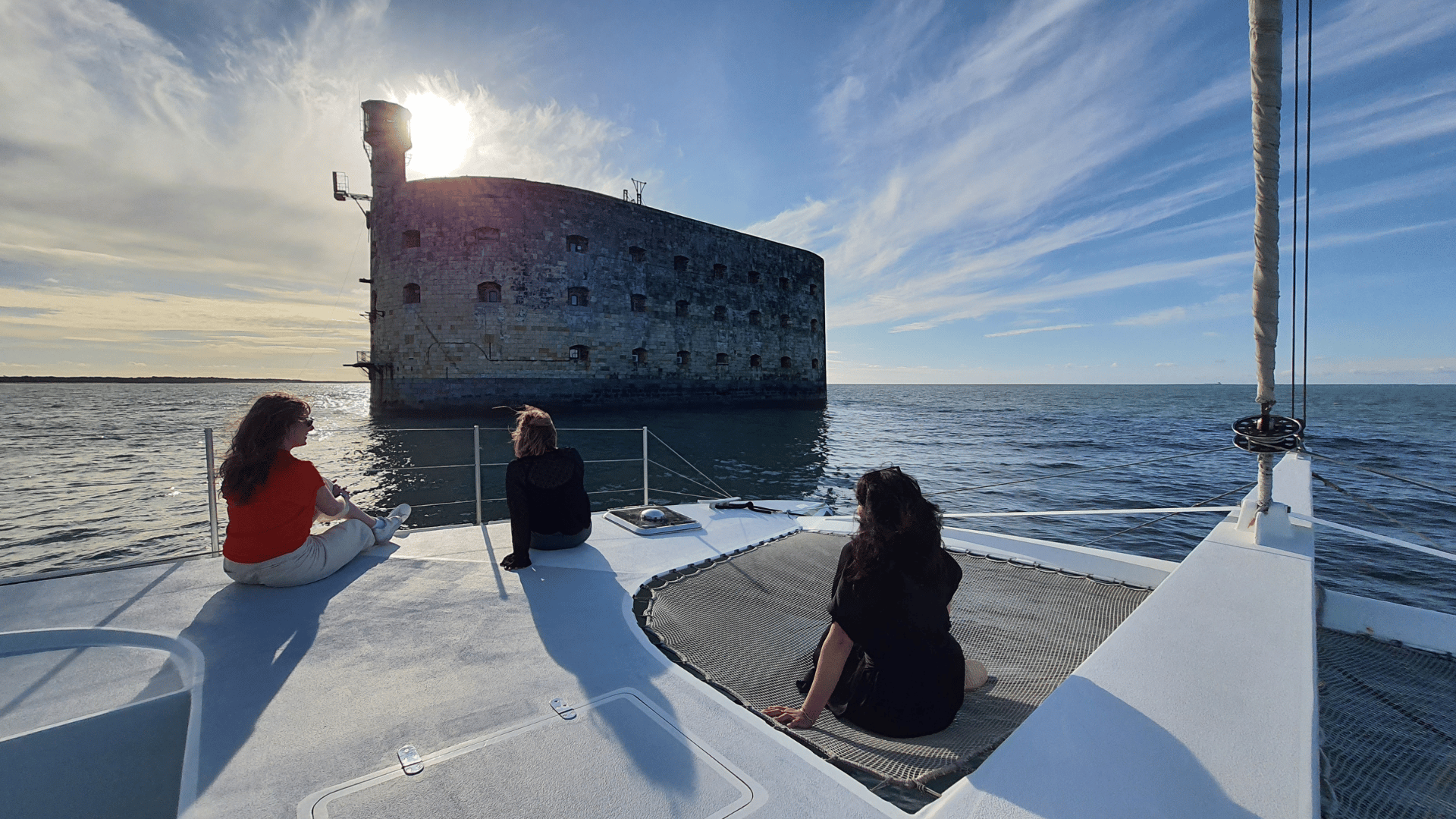 Balade à la voile vers le Fort Boyard 