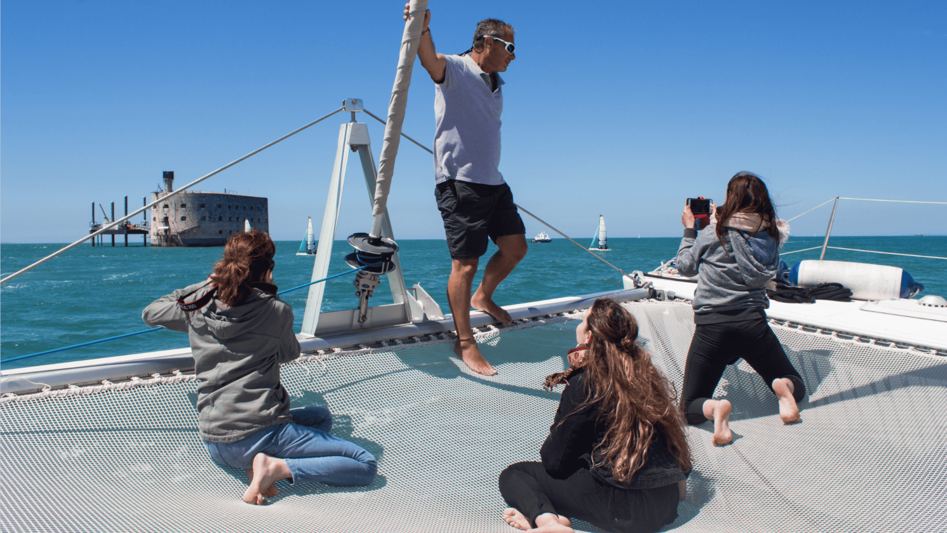 Naviguez autour du Fort Boyard ©J.Paulet 