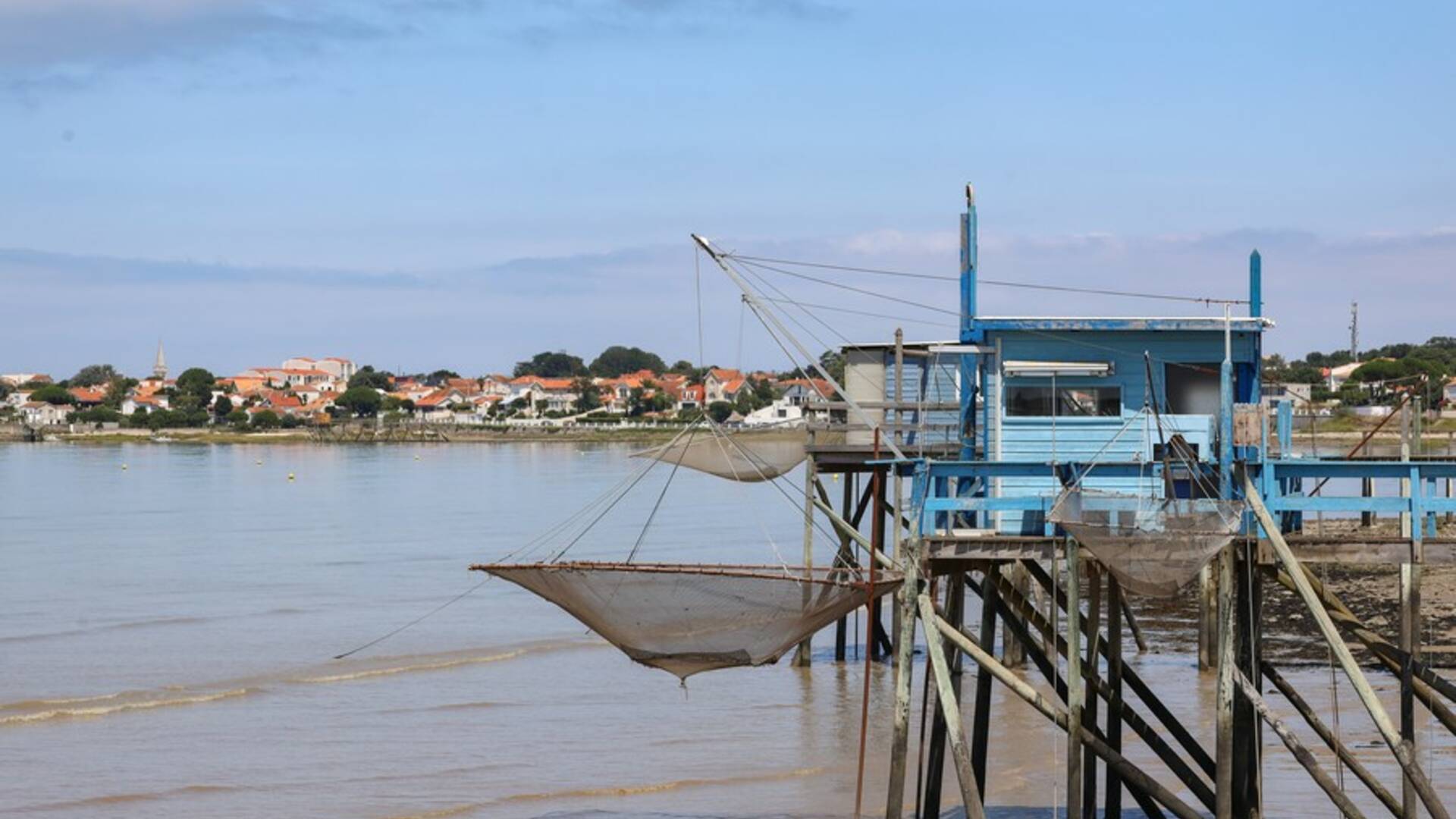 Carrelet à Fouras-les-Bains Estuaire de la Charente ©Valérie Marquez 