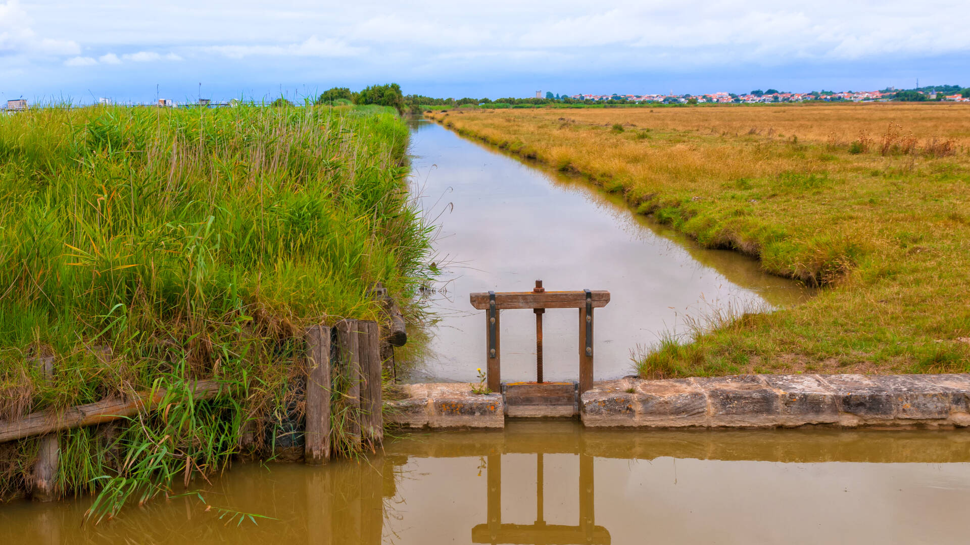 Les canaux du marais de Soumard - Rochefort Océan