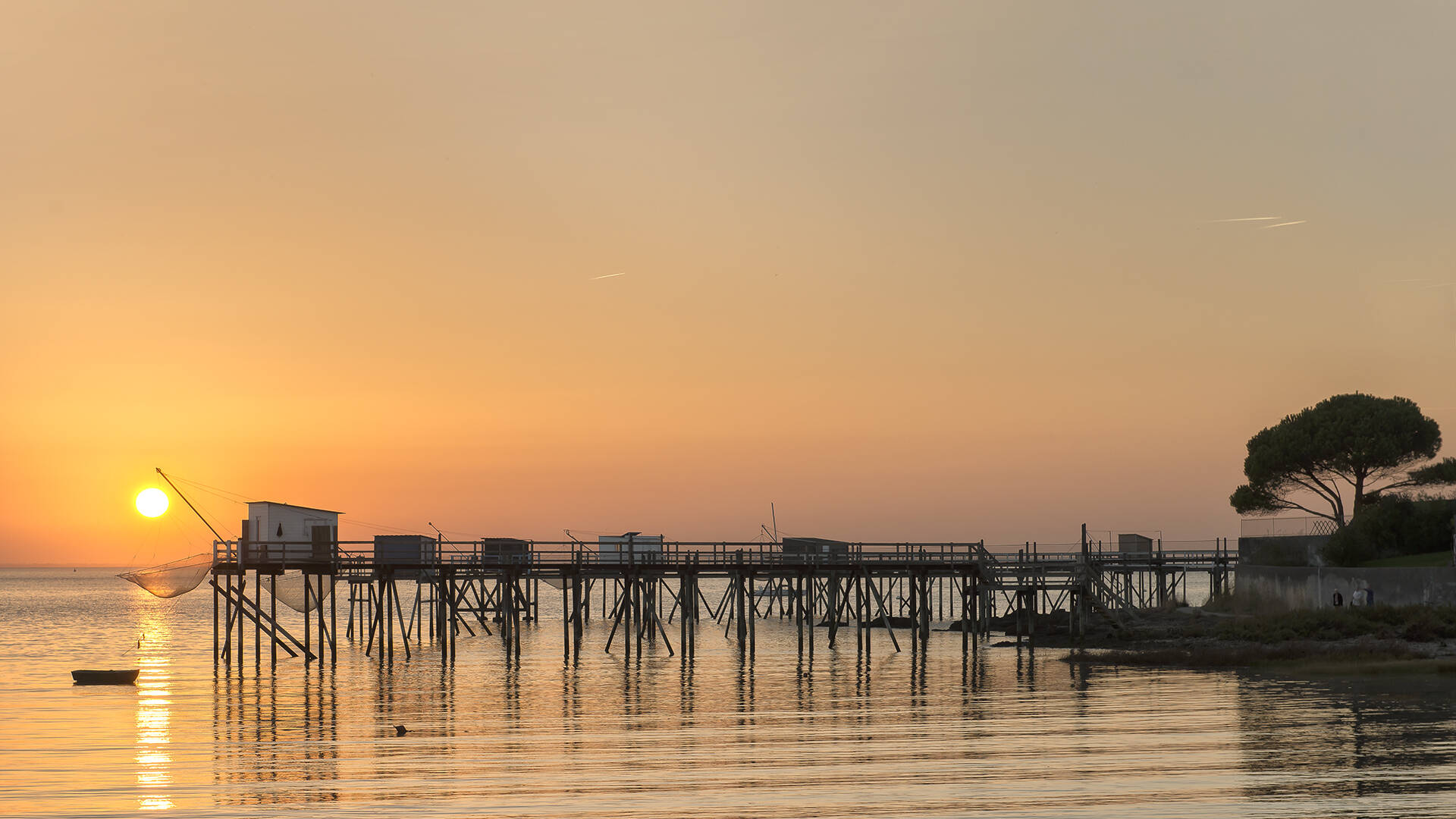 Coucher de soleil à Fouras-les-Bains ©Marie-Francoise-Boufflet