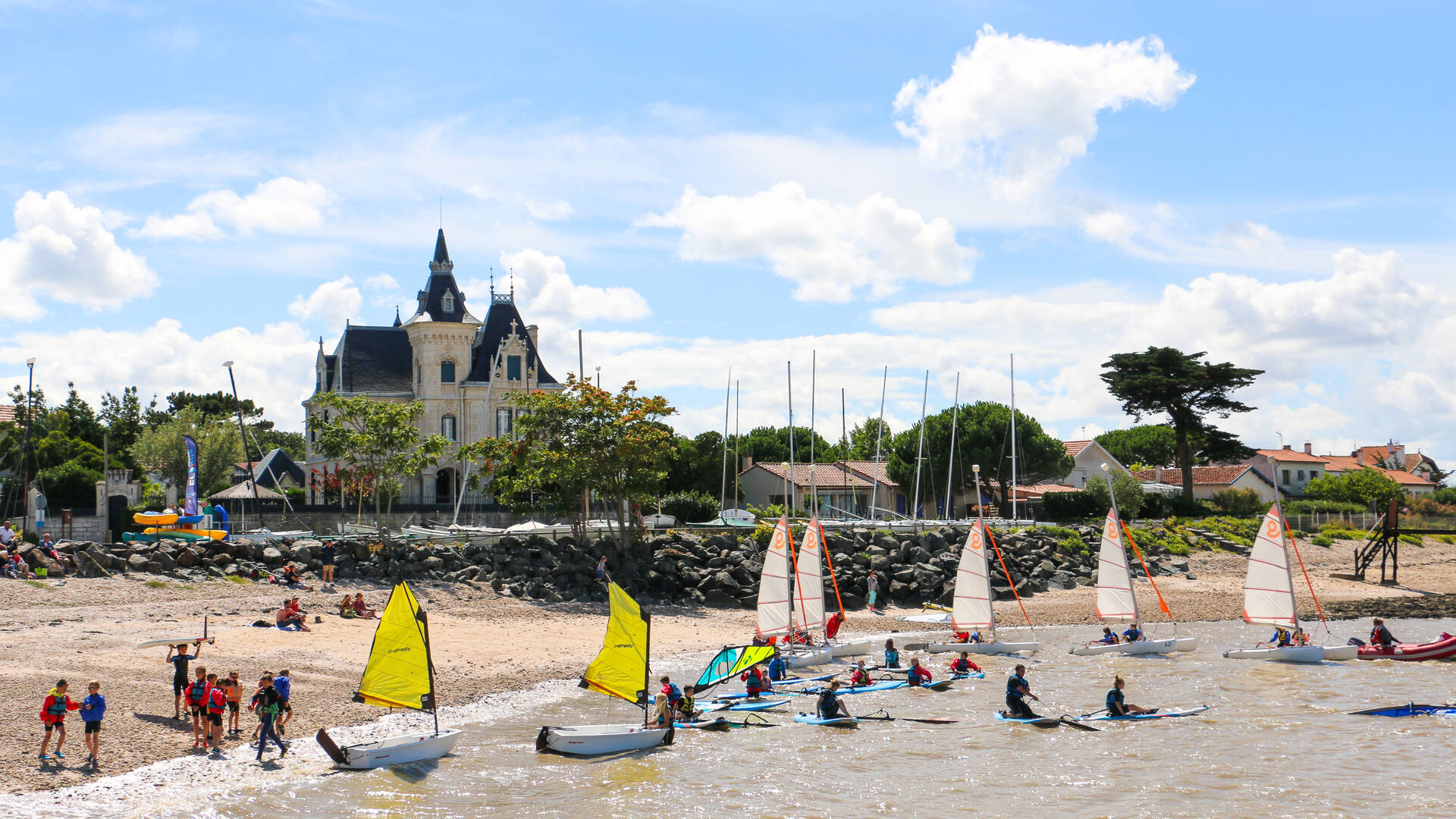 Nautisme, station balnéaire de Fouras-les-Bains, Rochefort Océan, Charente-Maritime