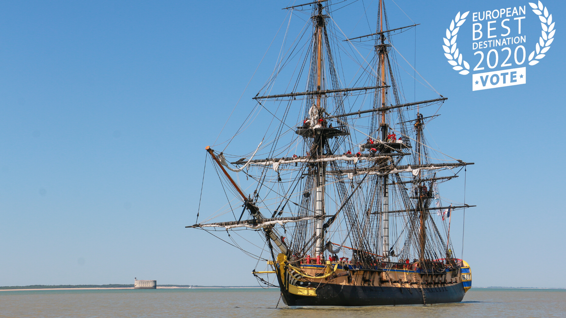 La Frégate l'Hermione et le Fort Boyard 