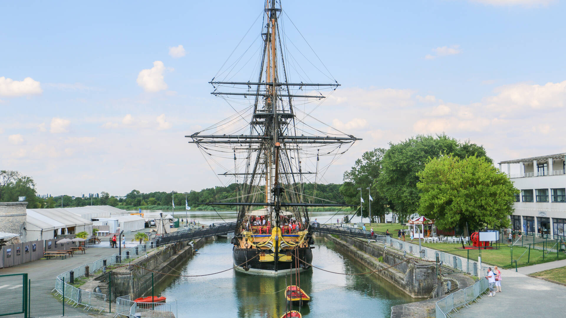 L'Hermione à Rochefort © Steven Boutin Office de Tourisme Rochefort Océan