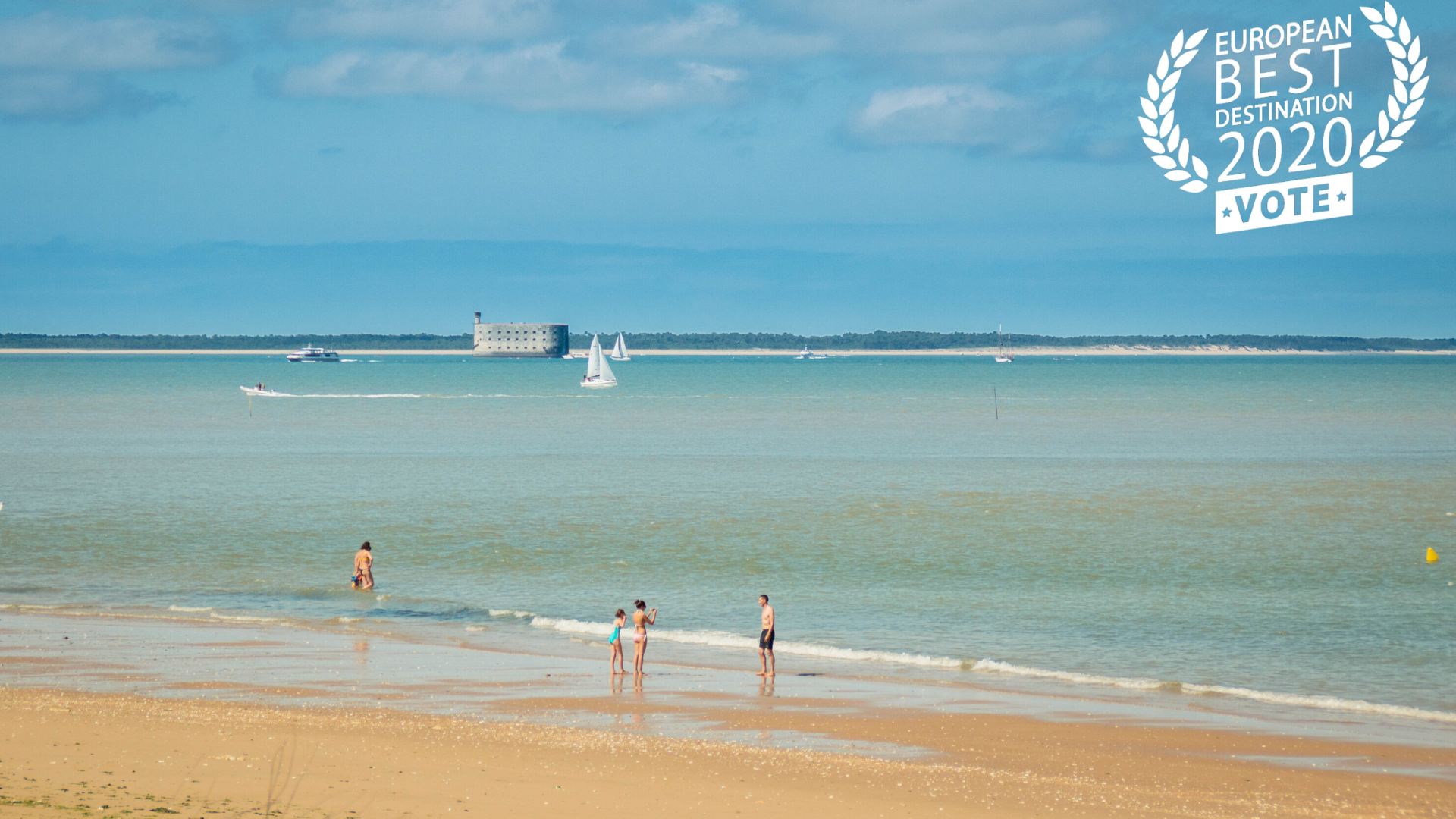 Le Fort Boyard, vue de l'île d'Aix 