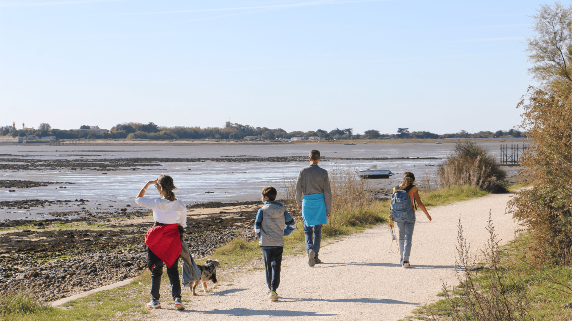 Randonnée sur l'île d'Aix en famille