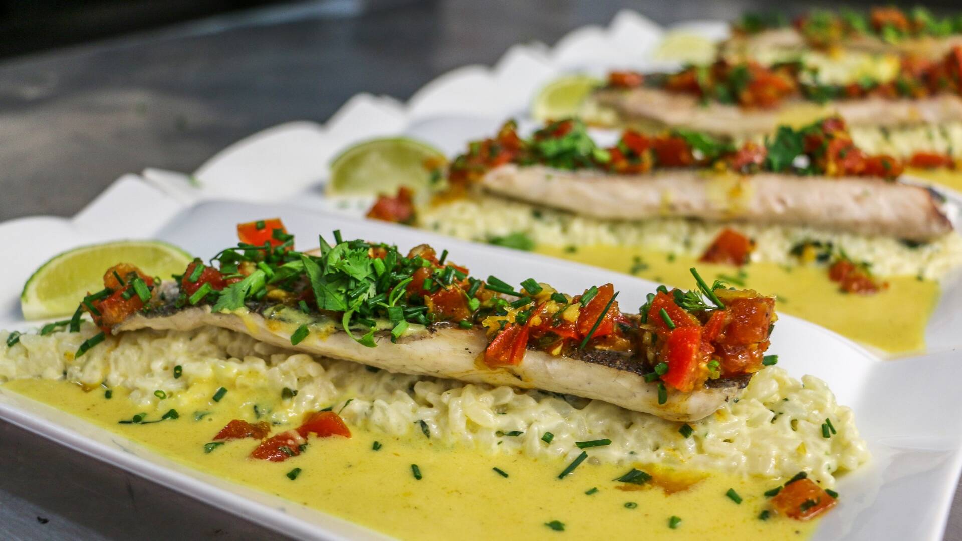 Plat de poissons à Port-des-Barques 