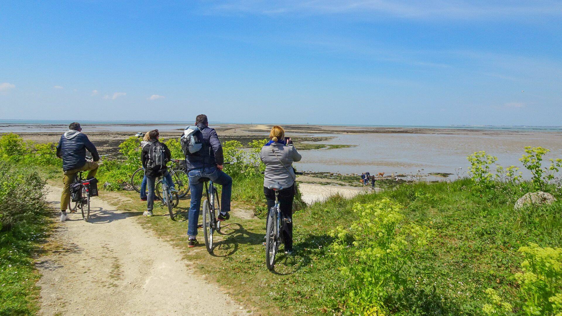 Panorama sur l'Ile Madame, randonnée vélo estuaire de la Charente ©C.Jarry