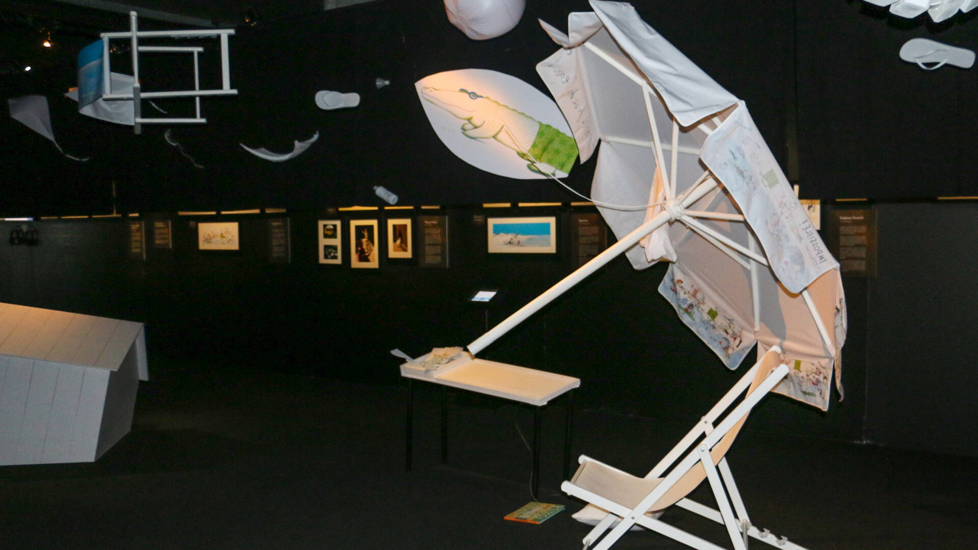 Exposition "Du sable entre les pages", la Corderie Royale, Rochefort Océan 