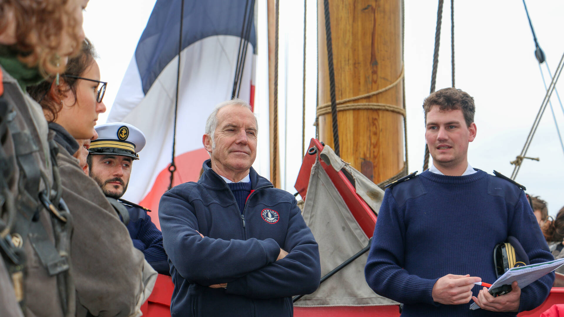 L'équipage de l'Hermione, voyage 2018, "Libres Ensemble", Rochefort Océan
