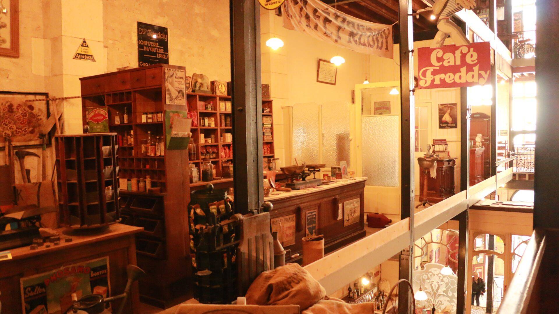 musée des commerces d'autrefois, café Freddy