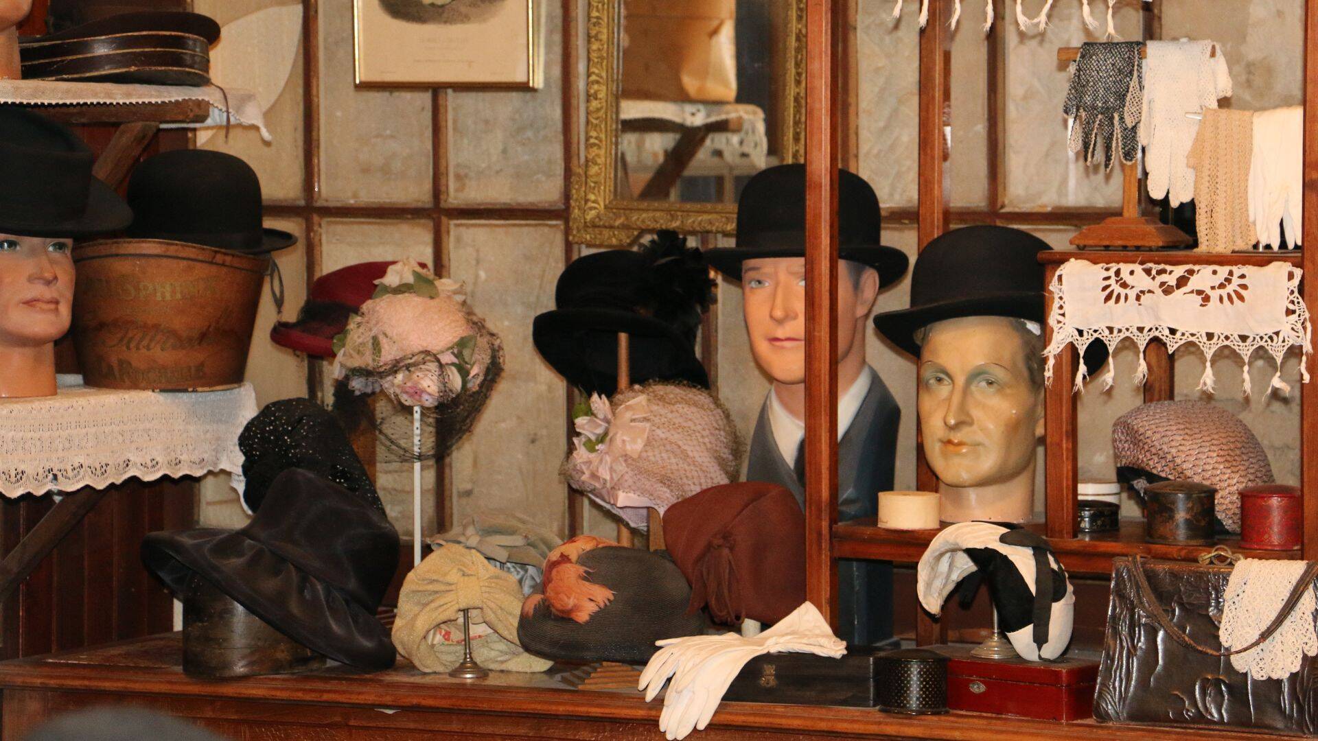musée des commerces d'autrefois, chapellerie