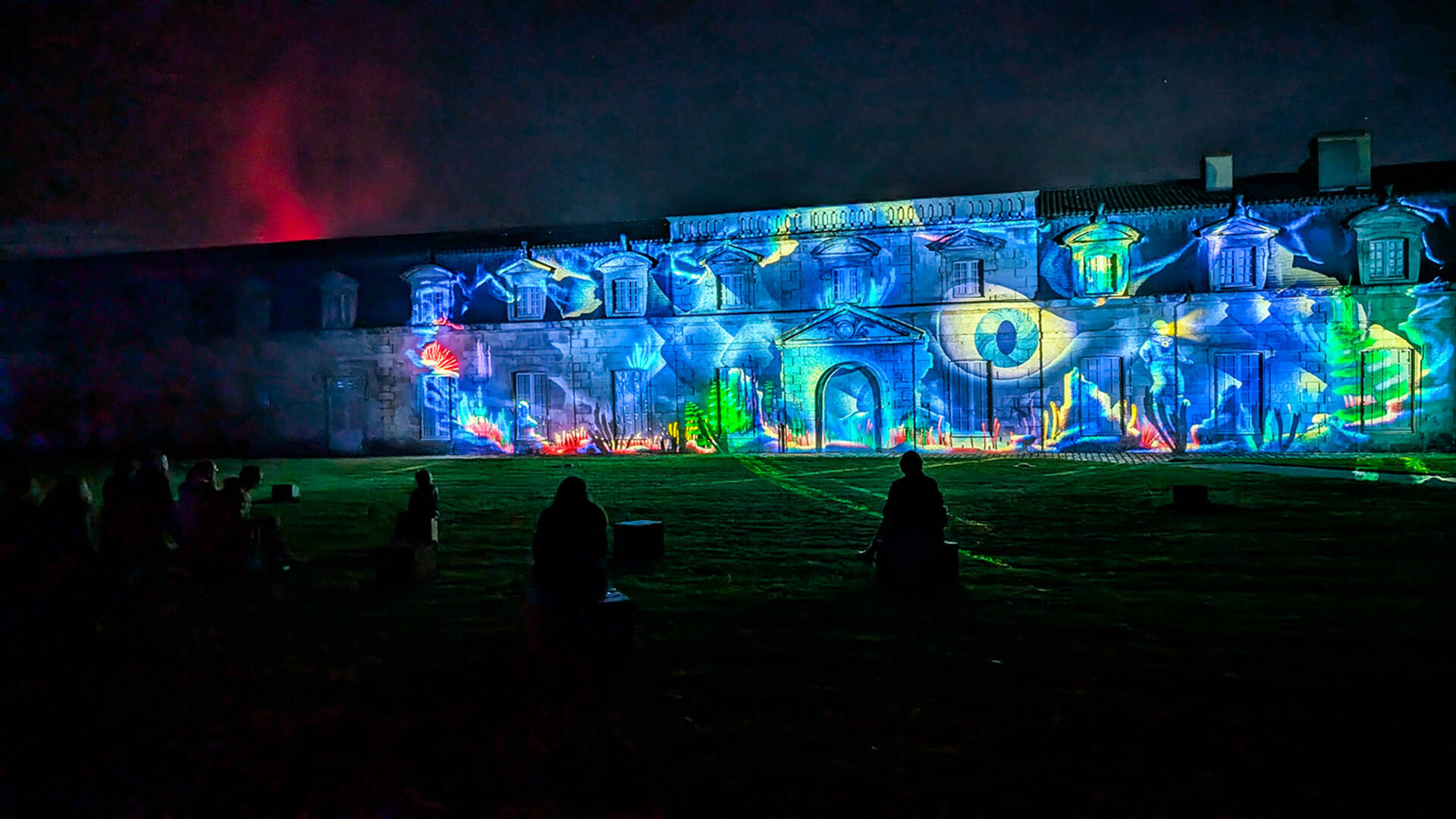 Projection vidéo sur la Corderie Royale