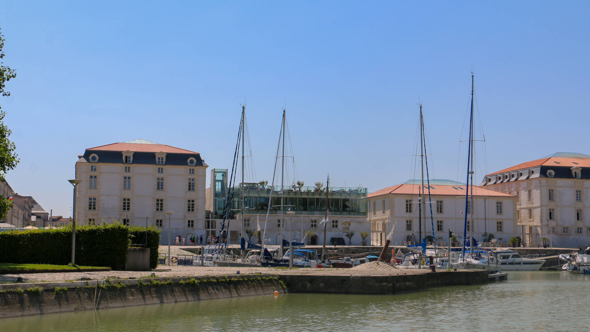 Vue sur le quai aux vivres