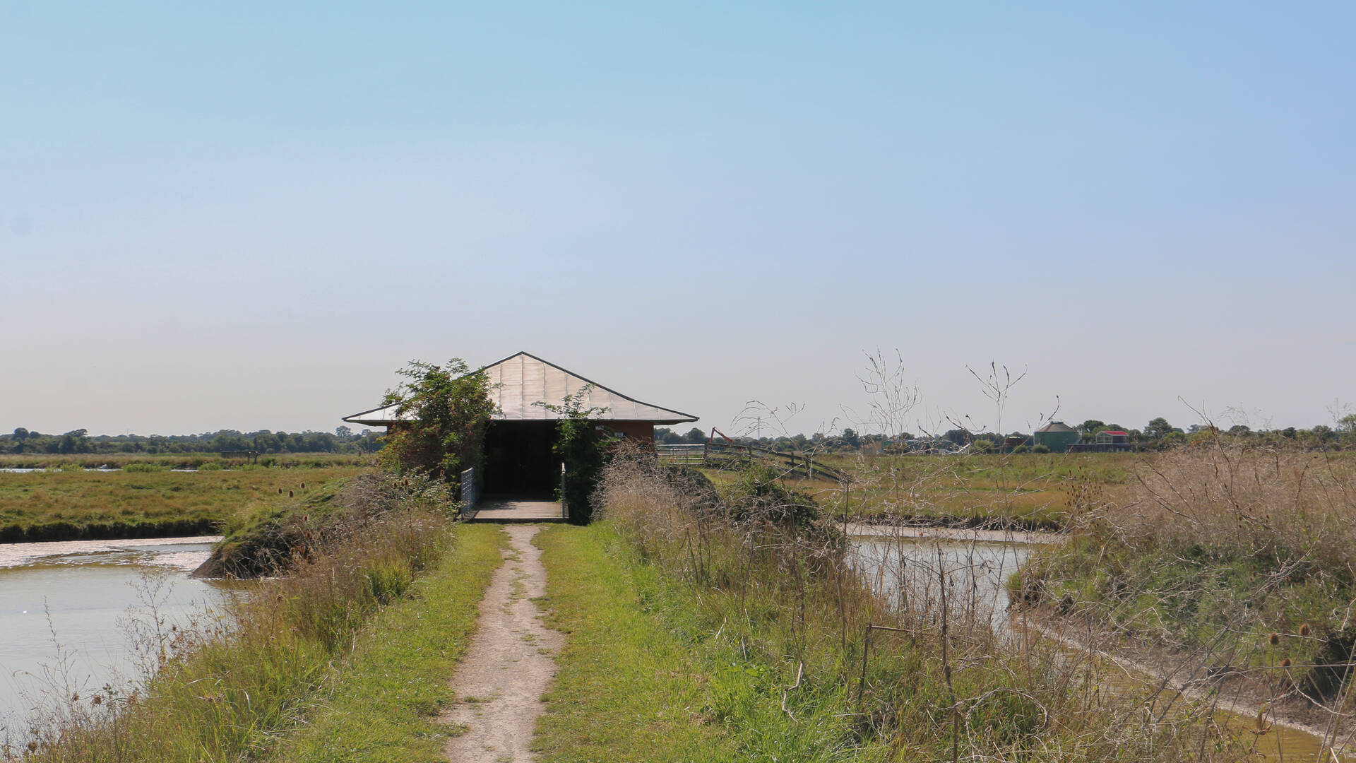 Observatoire dans les marais périurbain de Rochefort 