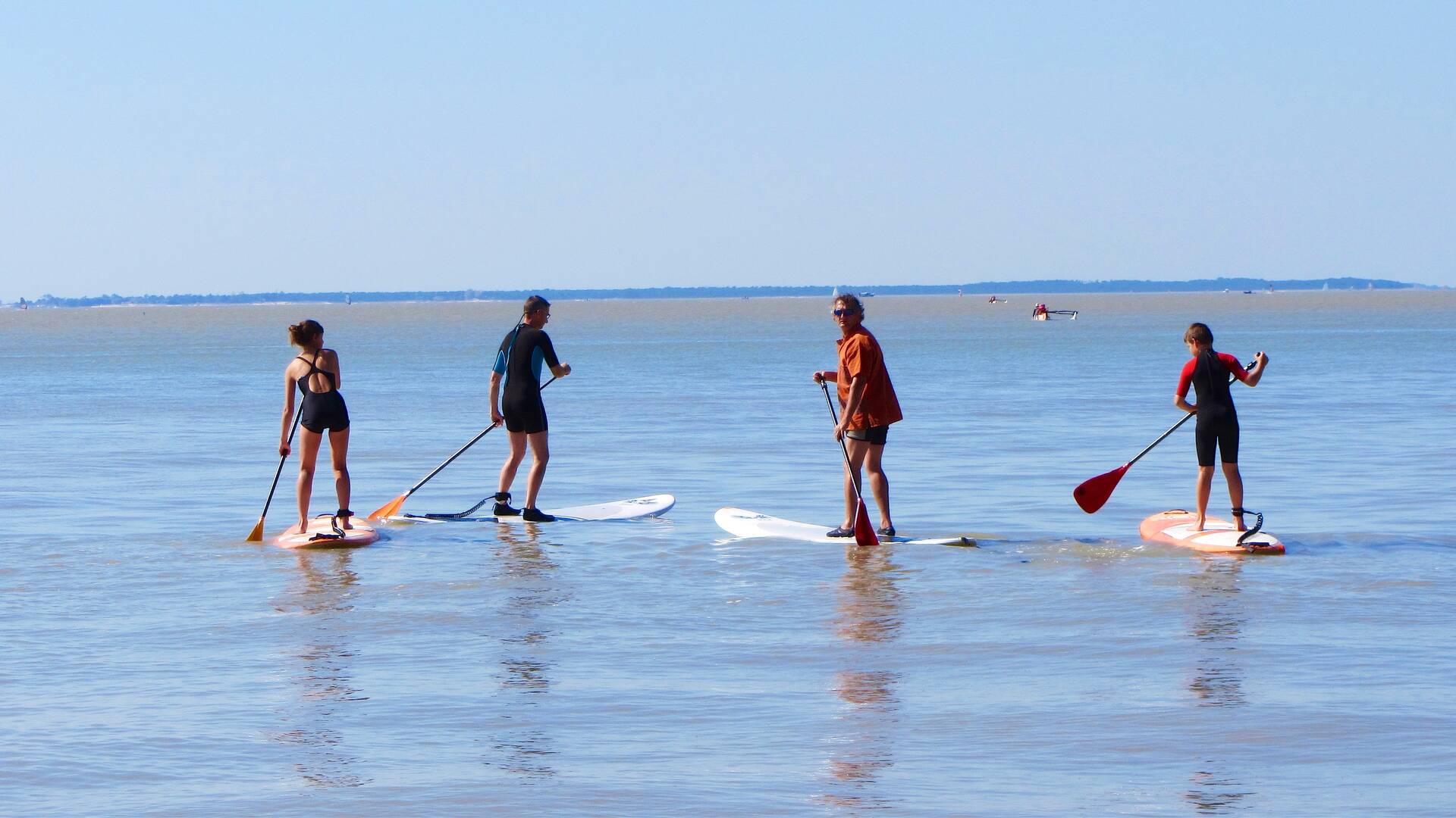 Balade en paddle, Antioche Kayak, station balnéaire de Fouras-les-Bains  