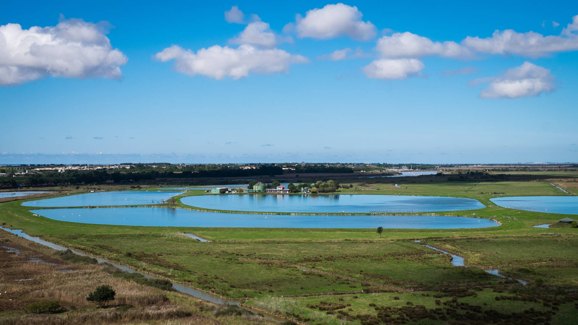 Vue sur les lagunes