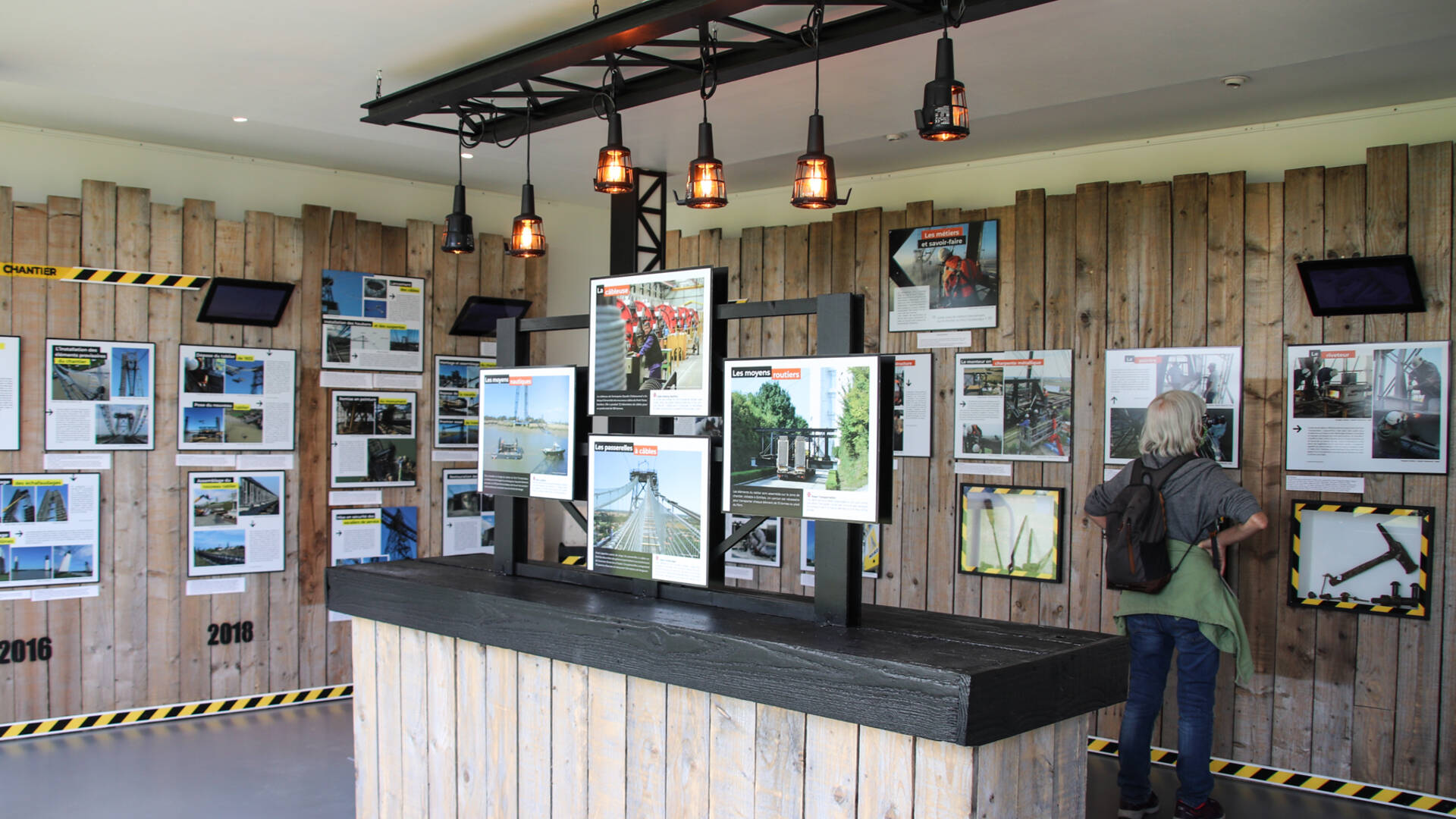 Exposition sur le chantier