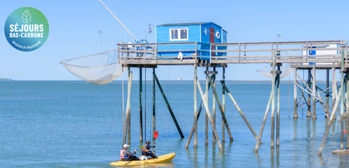 Kayak dans l'estuaire de la Charente © Laurent Petillon 