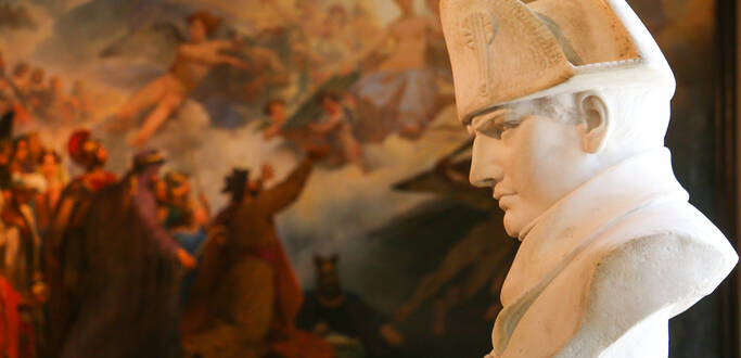 Buste de Napoléon, à voir sur l'Ile d'aix
