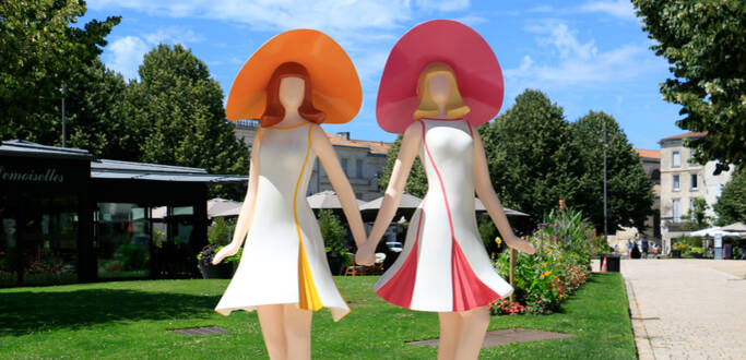 Place Colbert à Rochefort