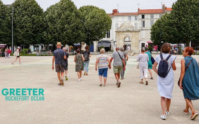 Place Colbert à Rochefort ©M.Monbillard