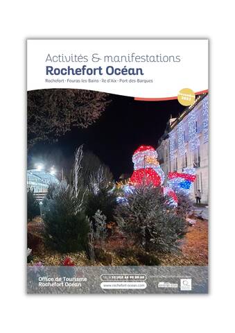 Couverture Agenda Rochefort Océan - Décembre, Noël 2023 Couverture Agenda Rochefort Océan - Décembre, Noël 2023