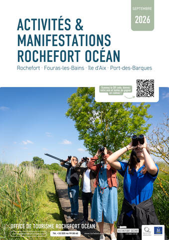 Page de couverture de l'agenda Rochefort Océan - septembre 2026