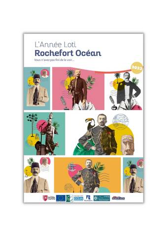 Page de couverture de la brochure : 2023, l'Année Loti - à Rochefort