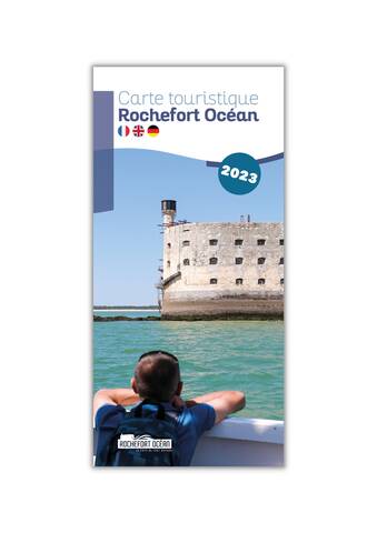 Couverture de la brochure Carte touristique - Rochefort Océan 2023 Couverture de la brochure Carte touristique - Rochefort Océan 2023