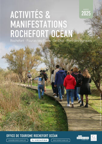 Couverture de l'agenda Rochefort Océan de mars 2025 © OTRO - Caroline Jarry Couverture de l'agenda Rochefort Océan de mars 2025 © OTRO - Caroline Jarry