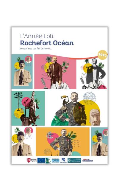 Page de couverture de la brochure : 2023, l'Année Loti - à Rochefort