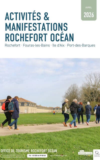 Page de couverture de l'agenda Rochefort Océan - avril 2026