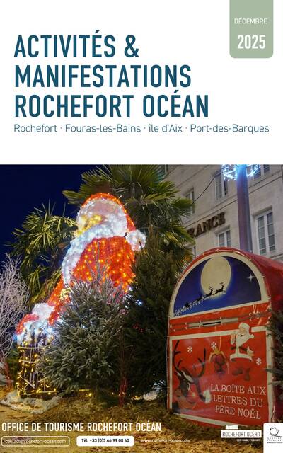 Page de couverture de l'agenda Rochefort Océan - décembre 2025