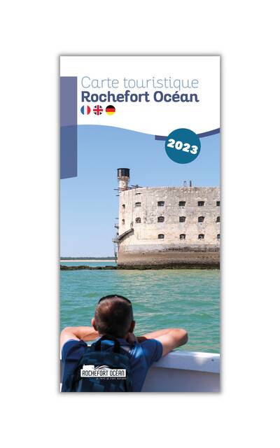 Couverture de la brochure Carte touristique - Rochefort Océan 2023