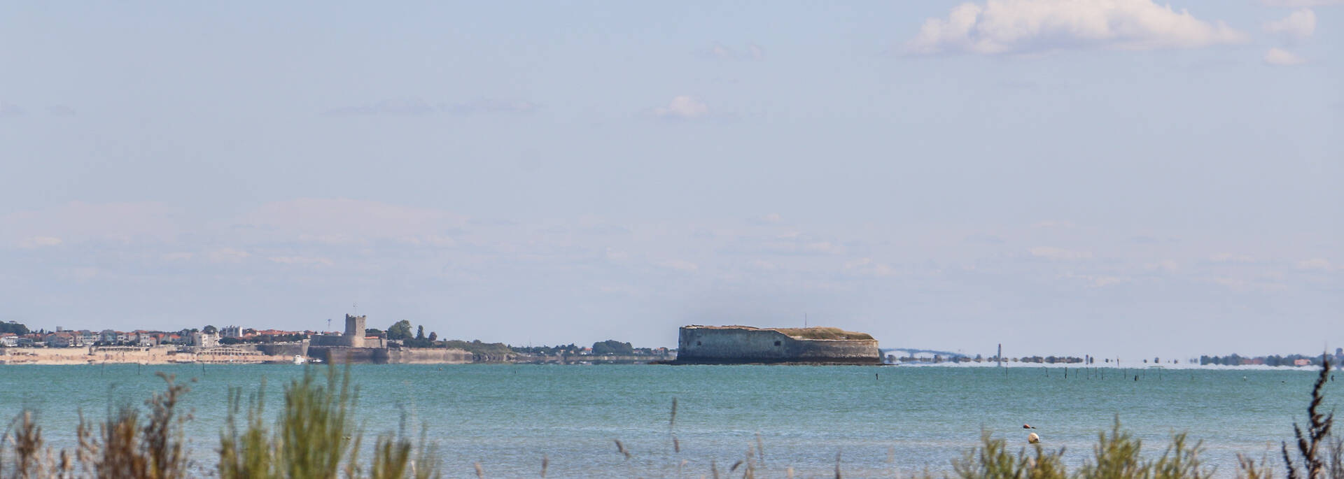 View of Fort Enet from the Ile d'Aix