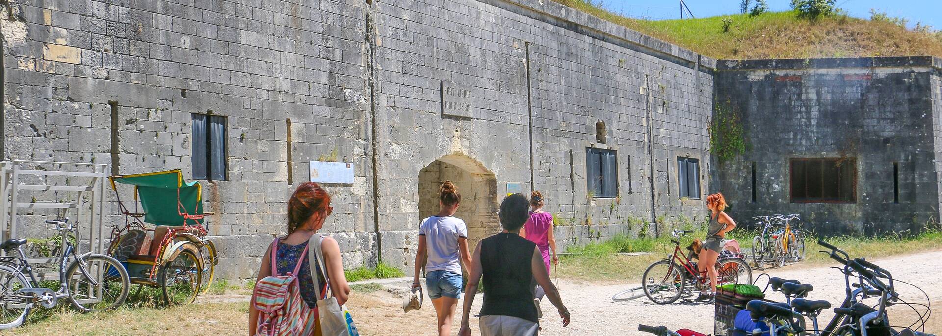 Entrée du fort Liédot à l'île d'Aix