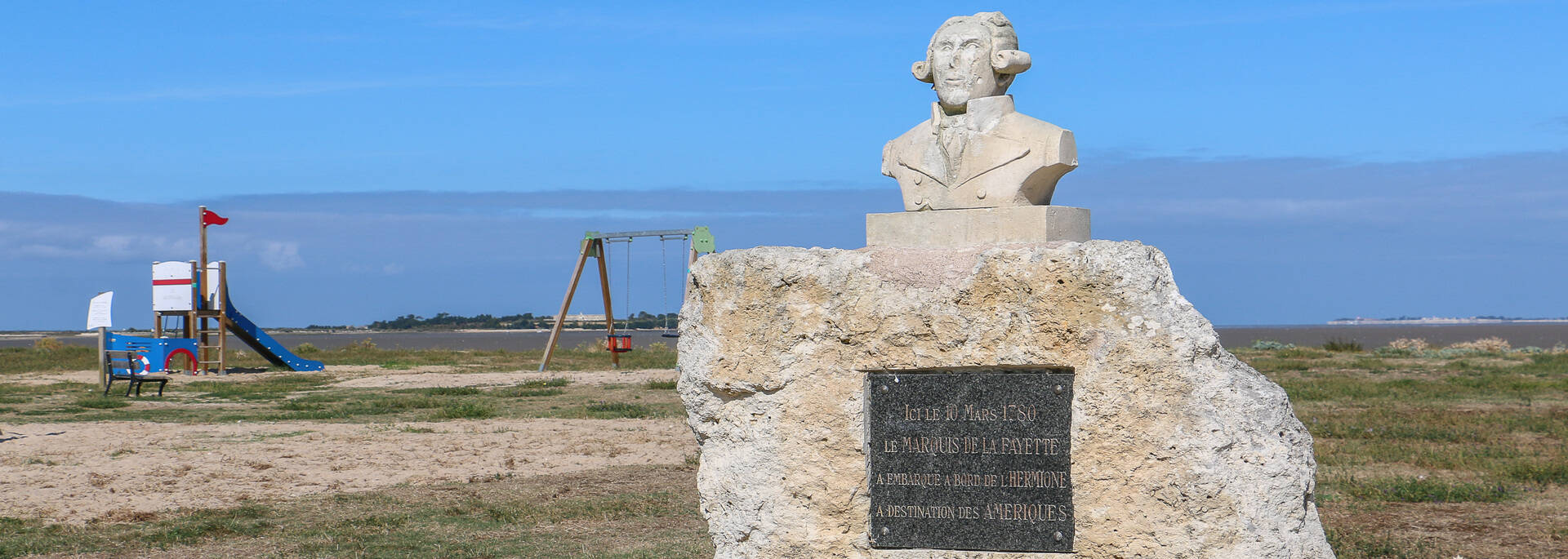 Portrait de La Fayette à Port-des-Barques 